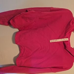 Great Condition Lululemon Cropped Bright Pink Hoodie